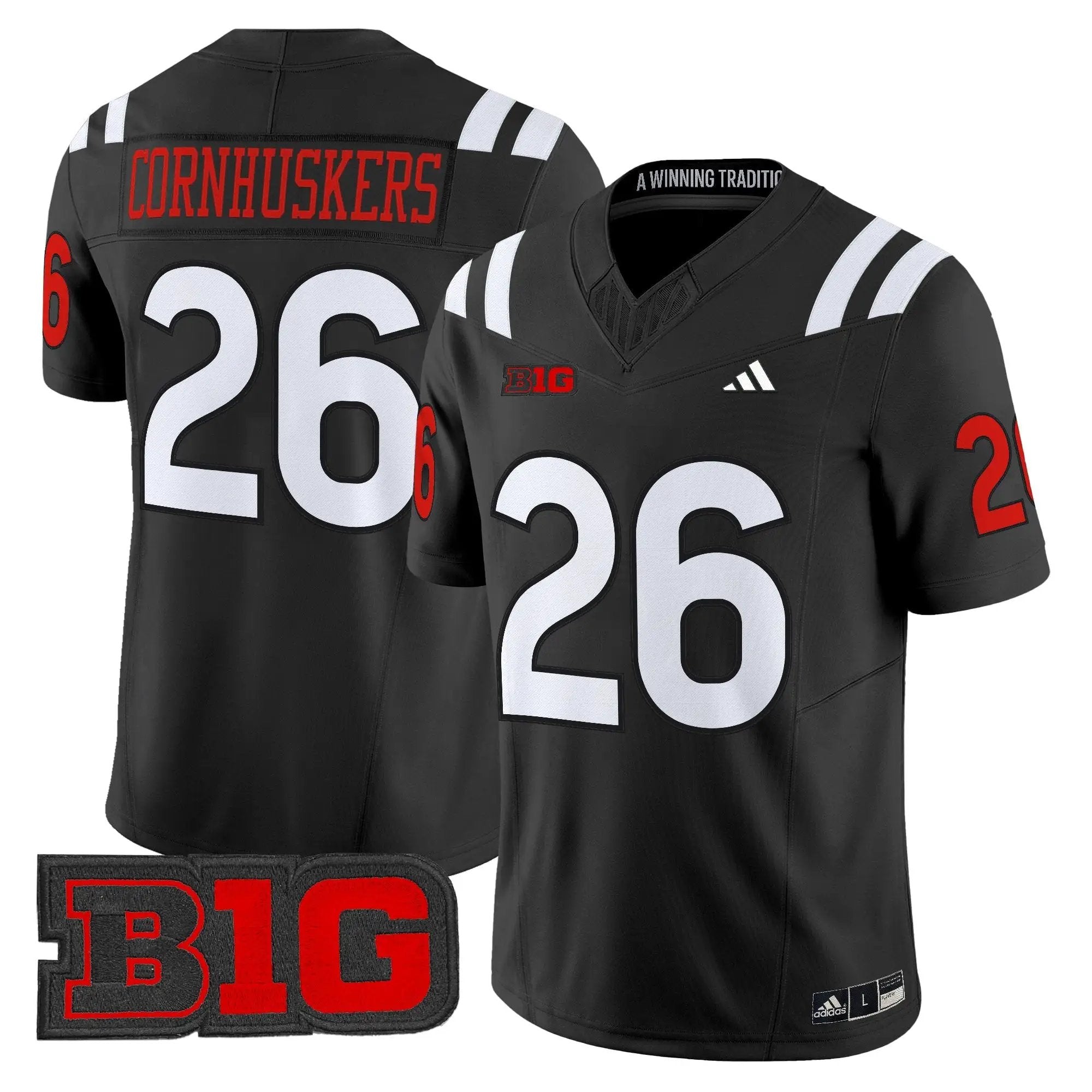 Men Nebraska Cornhuskers 2026 Vapor Limited Jersey - Stitched 24 Nebraska Cornhuskers 2026 Vapor Limited Jersey - Stitched by Digigearus