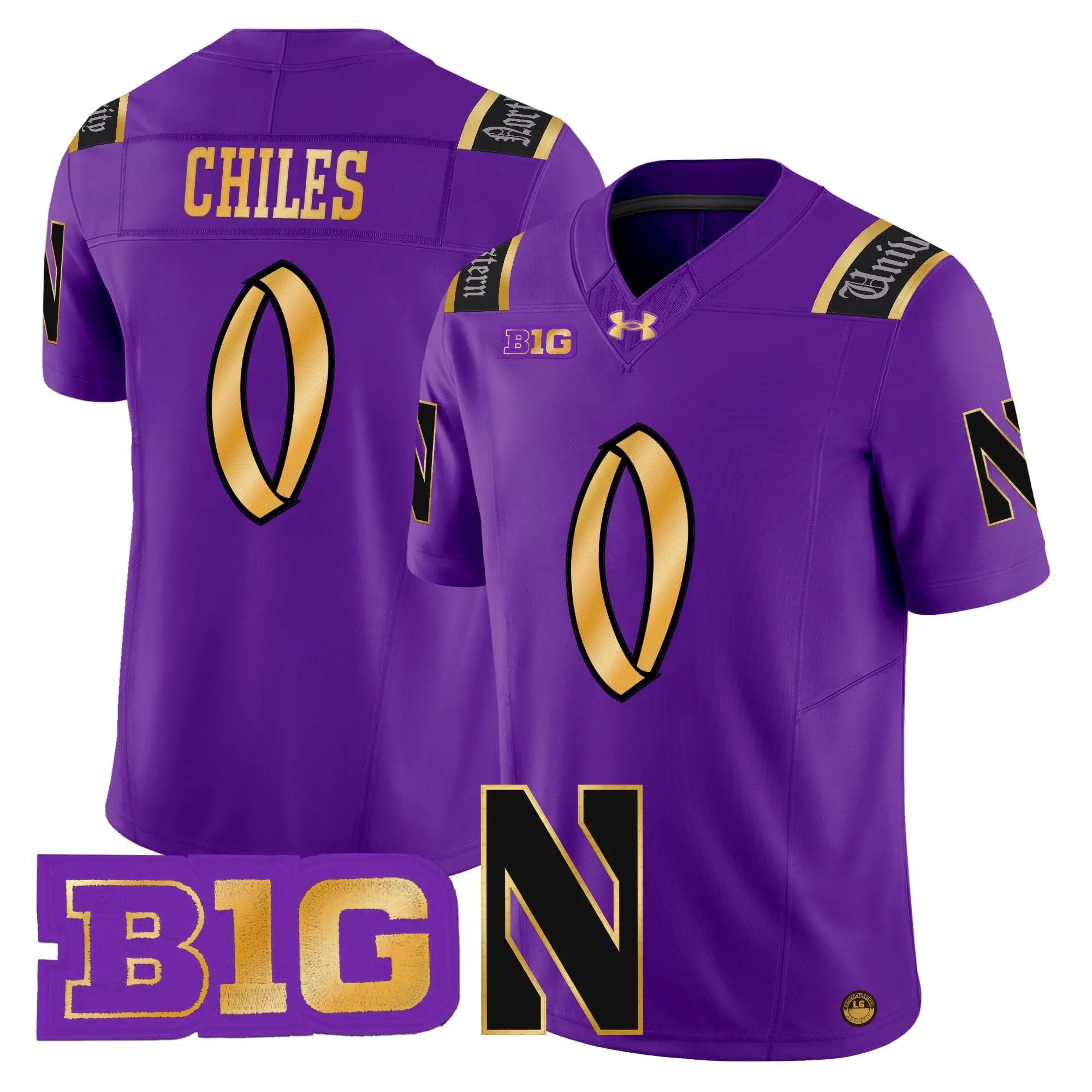 Northwestern Wildcats 2026 Vapor Limited Jersey - All stitched 4 Northwestern Wildcats 2026 Vapor Limited Jersey - All stitched by Digigearus