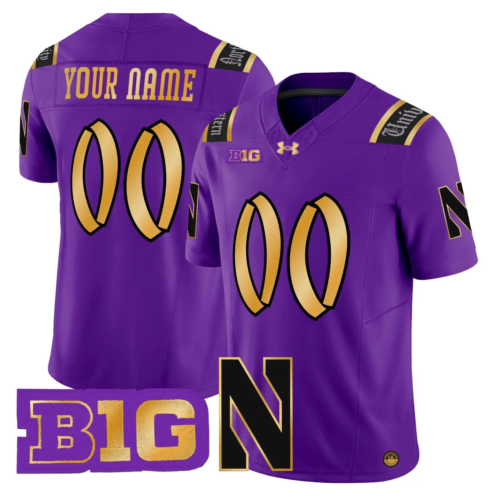 Northwestern Wildcats 2026 Vapor Limited Custom Jersey - All stitched 1 Northwestern Wildcats 2026 Vapor Limited Custom Jersey - All stitched by Digigearus