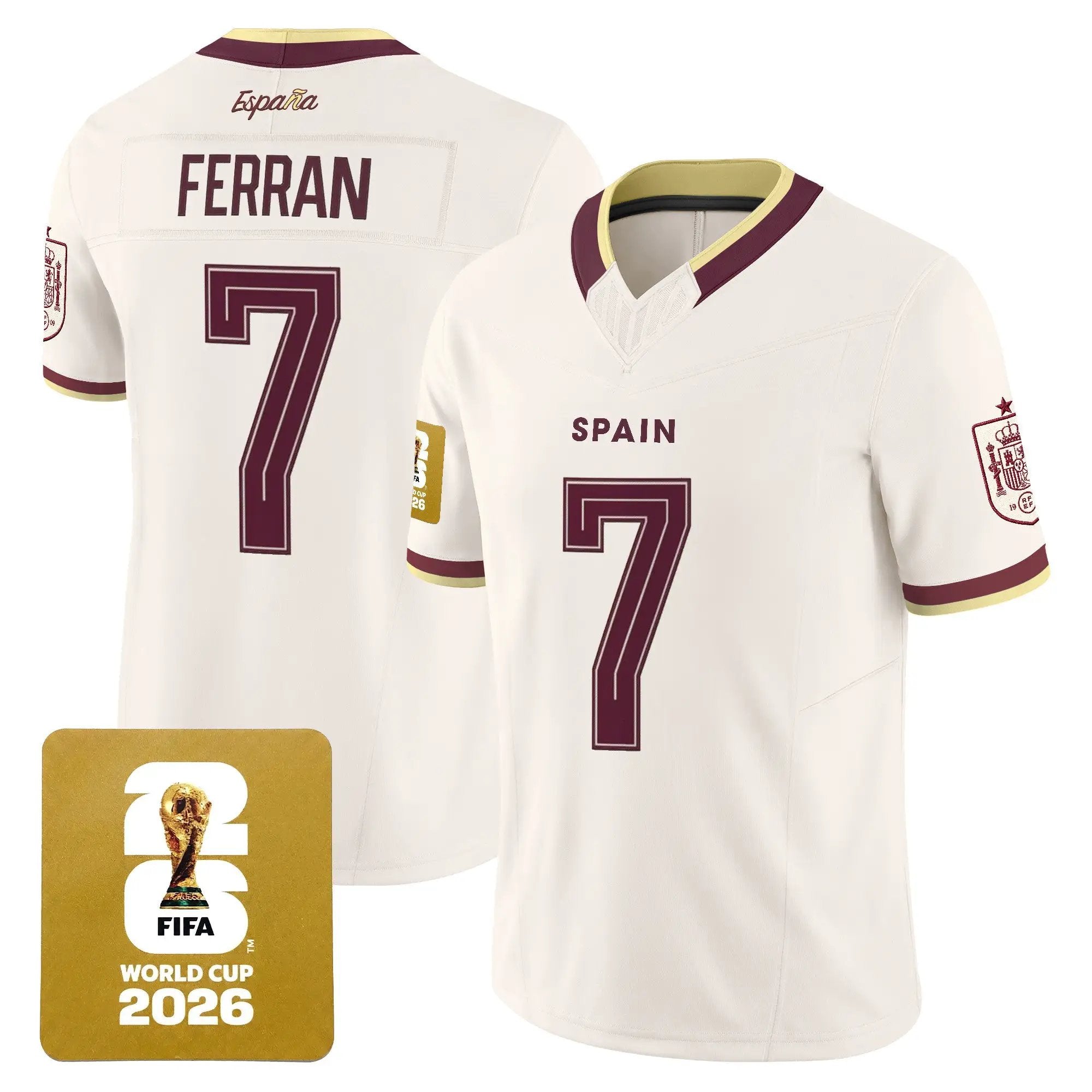 1784015699cd2fa3fa44 - Malcom Terry Spain 2026 World Cup Vapor Football Jersey - All Stitched by Digigearus