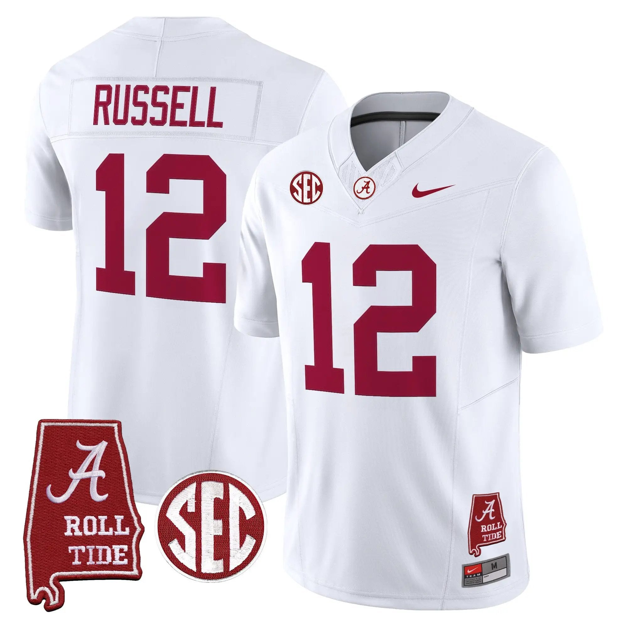 BAMA 2026 Vapor Limited Jersey - Alabama Map - Stitched 20 BAMA 2026 Vapor Limited Jersey - Alabama Map - Stitched by Alabama Crimson Tide