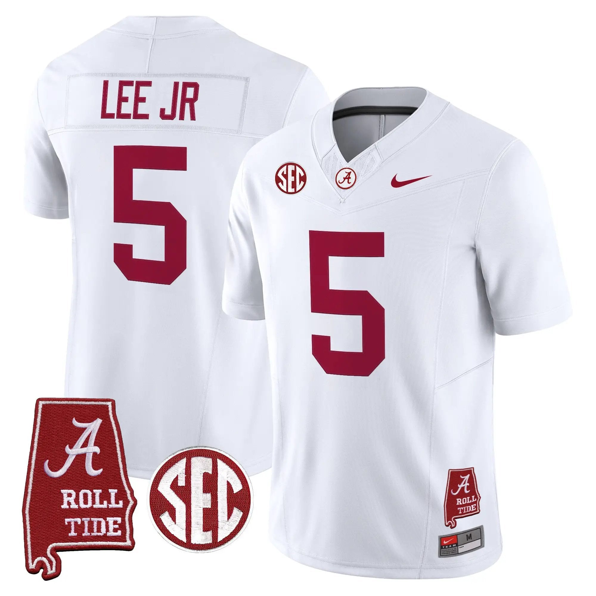 BAMA 2026 Vapor Limited Jersey - Alabama Map - Stitched 19 BAMA 2026 Vapor Limited Jersey - Alabama Map - Stitched by Alabama Crimson Tide