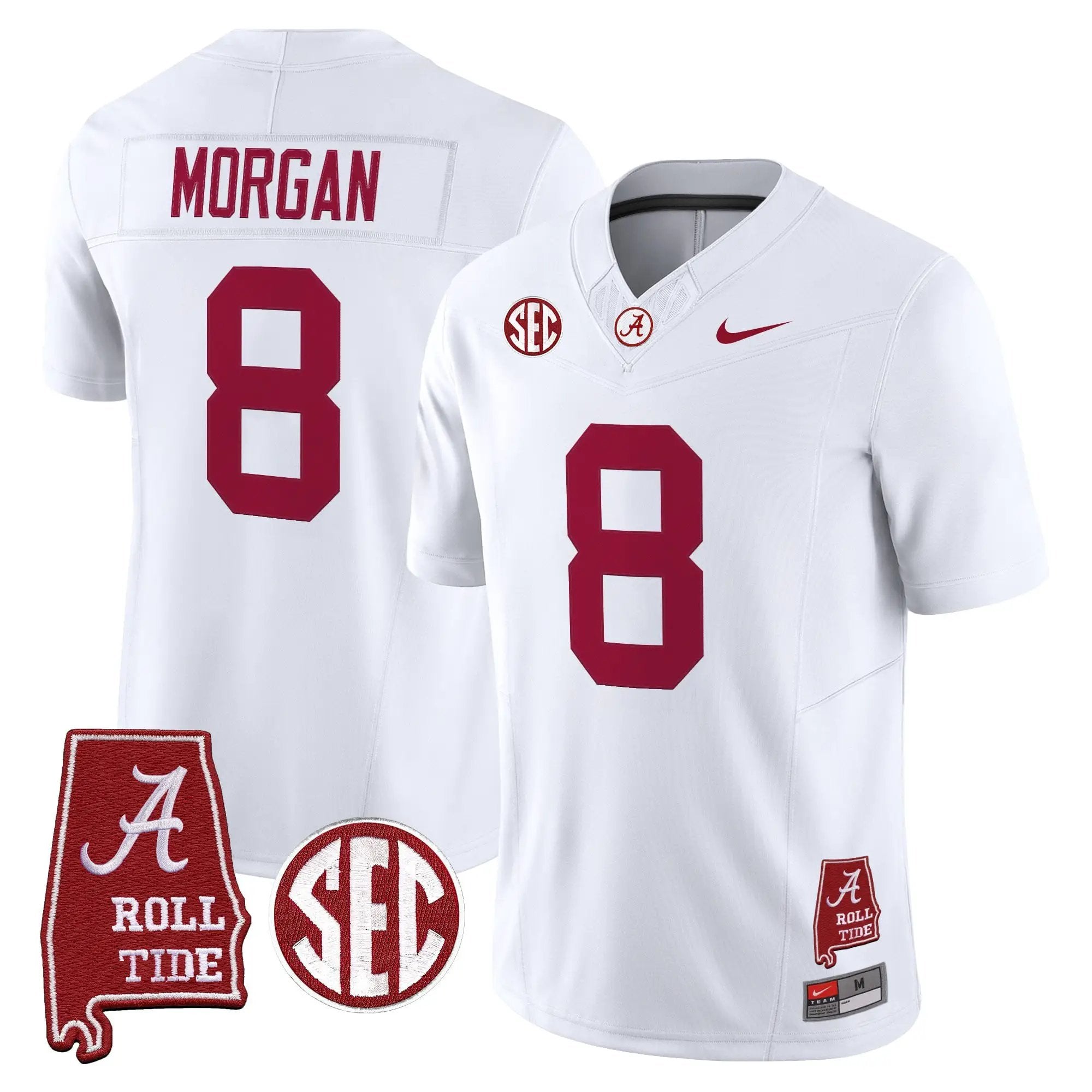 BAMA 2026 Vapor Limited Jersey - Alabama Map - Stitched 21 BAMA 2026 Vapor Limited Jersey - Alabama Map - Stitched by Alabama Crimson Tide