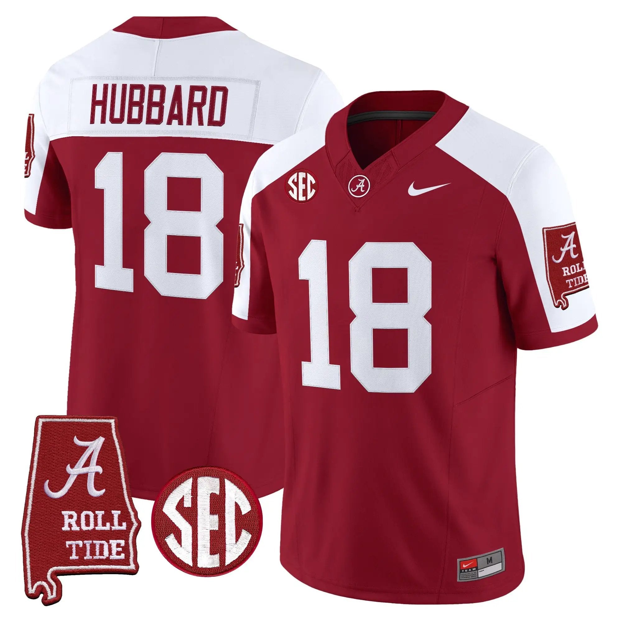 BAMA 2026 Vapor Limited Jersey - Alabama Map - Stitched 52 BAMA 2026 Vapor Limited Jersey - Alabama Map - Stitched by Alabama Crimson Tide