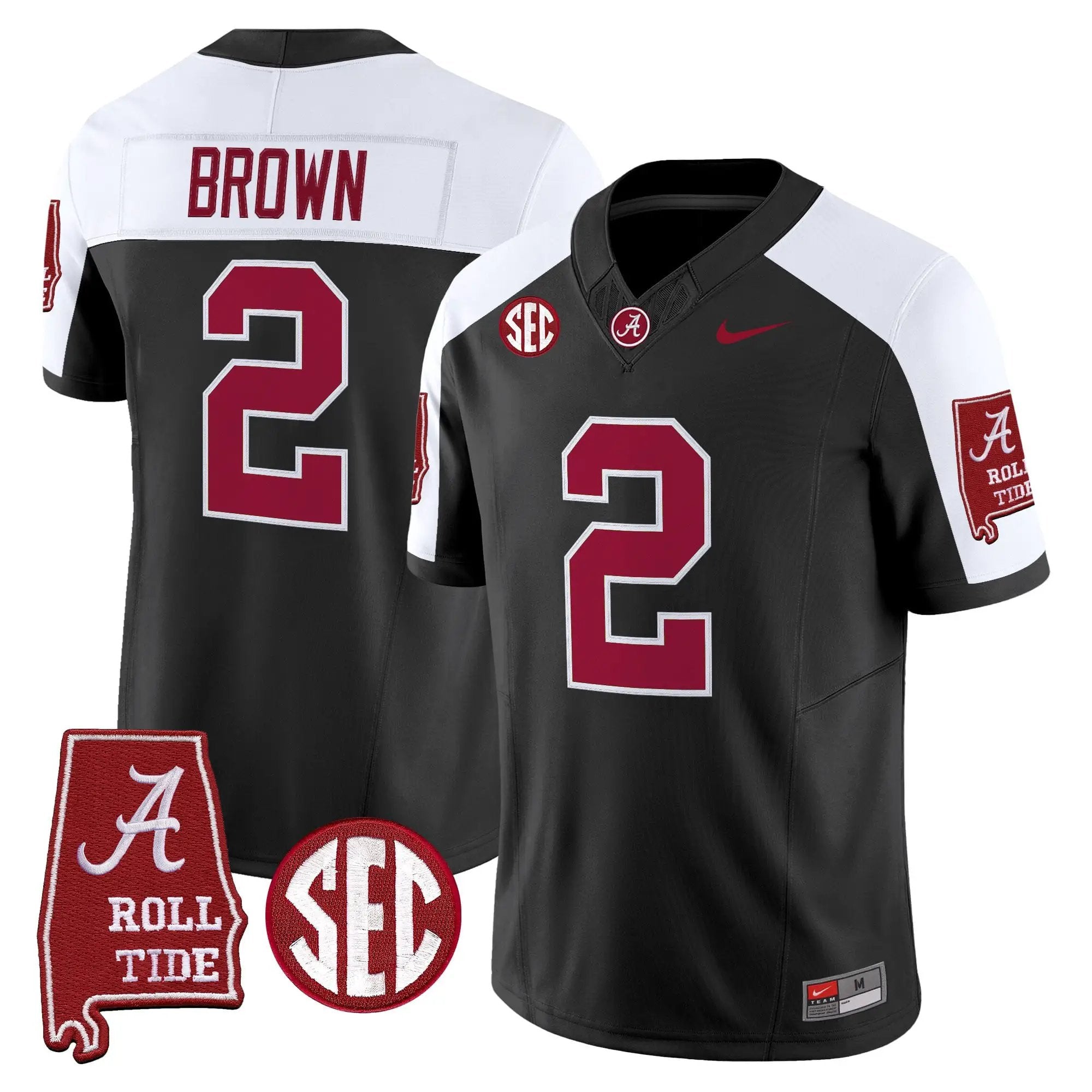 BAMA 2026 Vapor Limited Jersey - Alabama Map - Stitched 41 BAMA 2026 Vapor Limited Jersey - Alabama Map - Stitched by Alabama Crimson Tide
