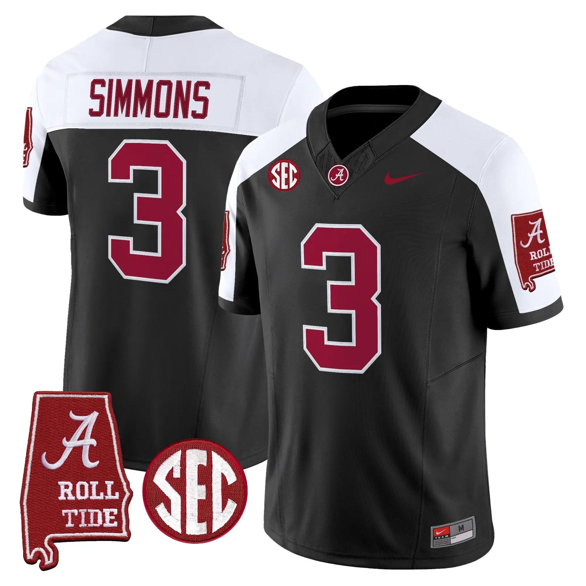BAMA 2026 Vapor Limited Jersey - Alabama Map - Stitched 37 BAMA 2026 Vapor Limited Jersey - Alabama Map - Stitched by Alabama Crimson Tide