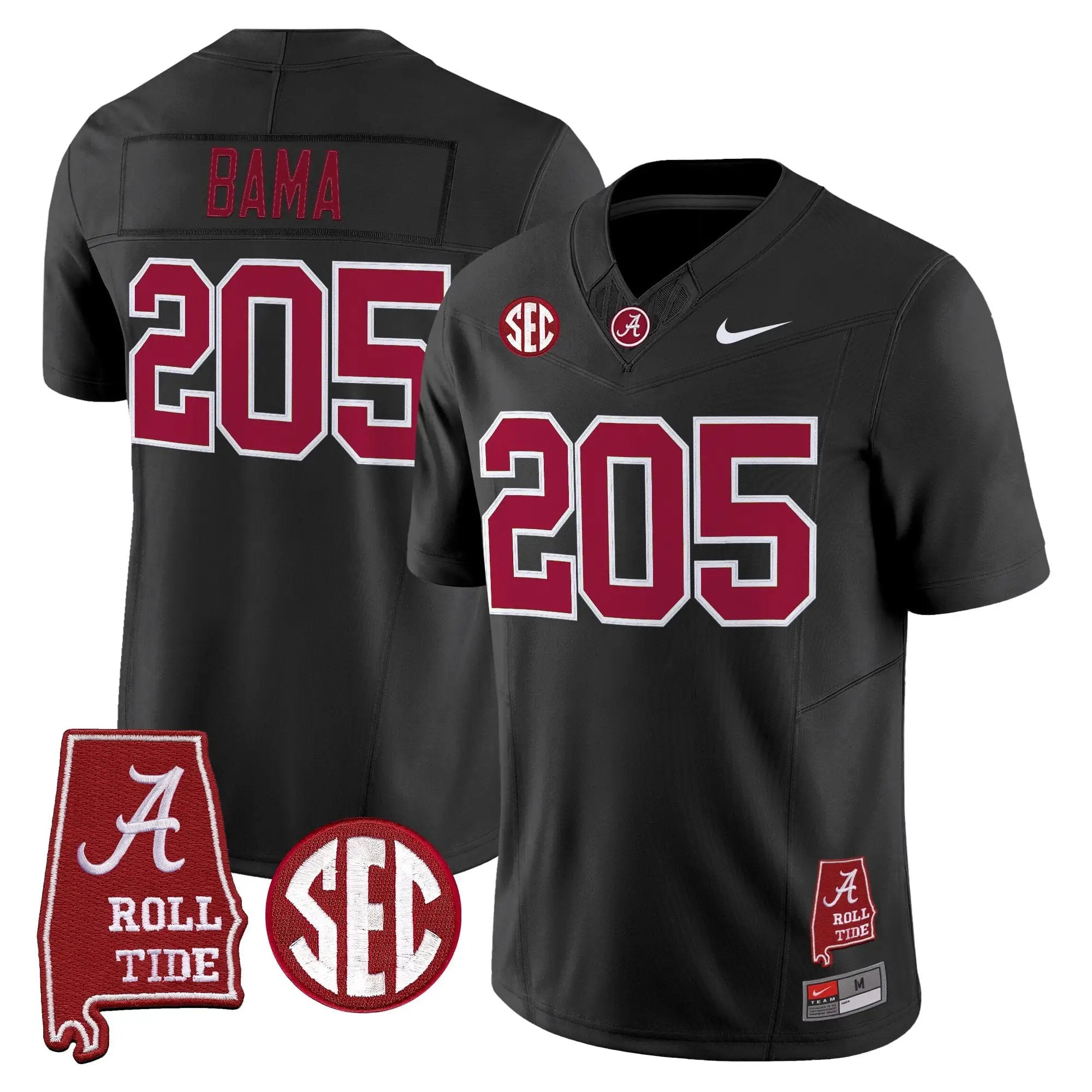 BAMA 2026 Vapor Limited Jersey - Alabama Map - Stitched 26 BAMA 2026 Vapor Limited Jersey - Alabama Map - Stitched by Alabama Crimson Tide