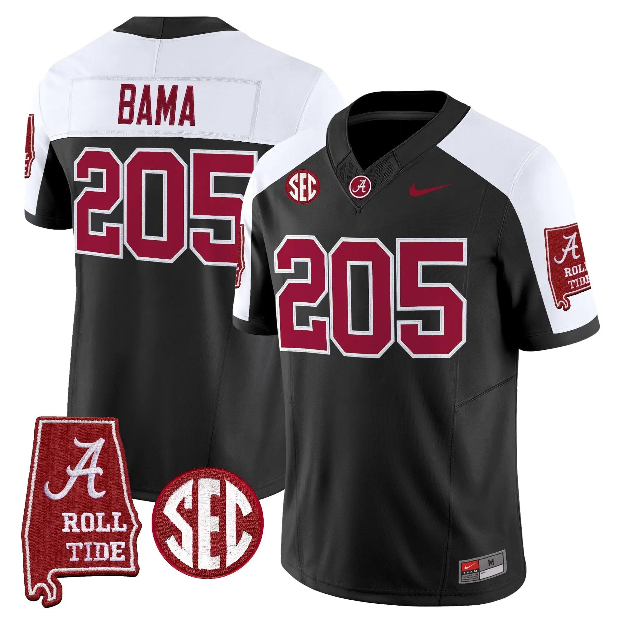 BAMA 2026 Vapor Limited Jersey - Alabama Map - Stitched 38 BAMA 2026 Vapor Limited Jersey - Alabama Map - Stitched by Alabama Crimson Tide