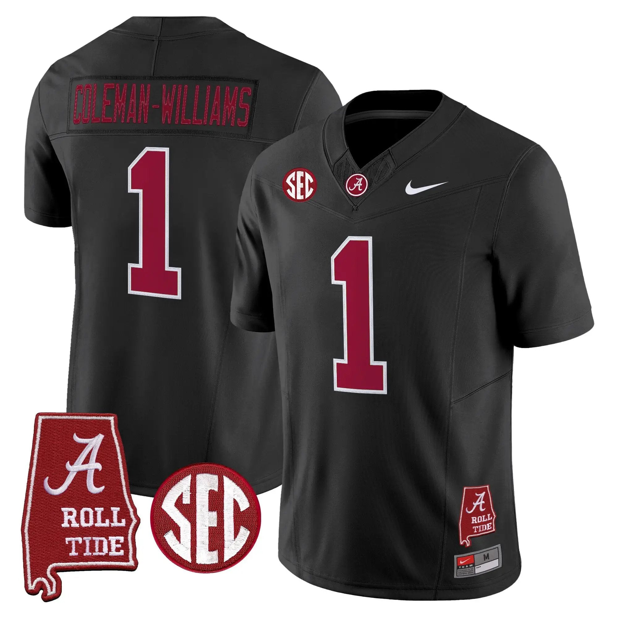 BAMA 2026 Vapor Limited Jersey - Alabama Map - Stitched 27 BAMA 2026 Vapor Limited Jersey - Alabama Map - Stitched by Alabama Crimson Tide