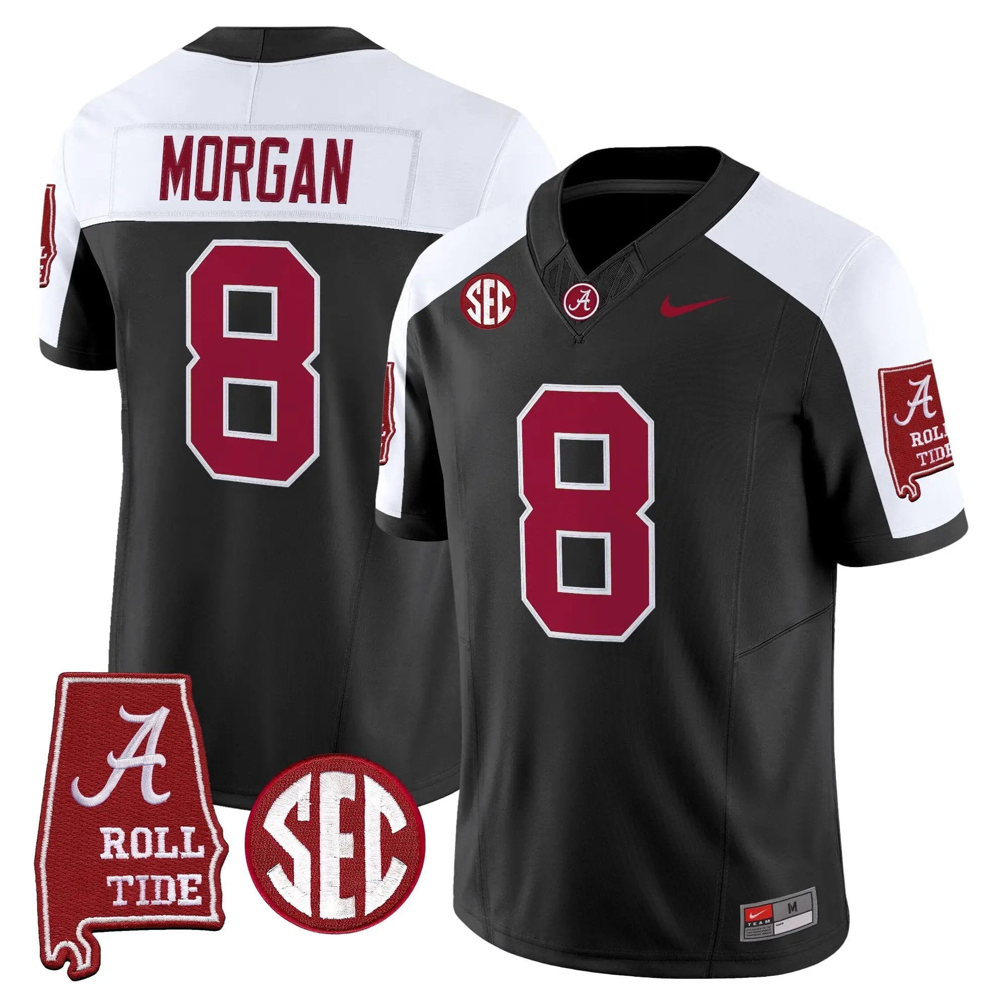 BAMA 2026 Vapor Limited Jersey - Alabama Map - Stitched 45 BAMA 2026 Vapor Limited Jersey - Alabama Map - Stitched by Alabama Crimson Tide