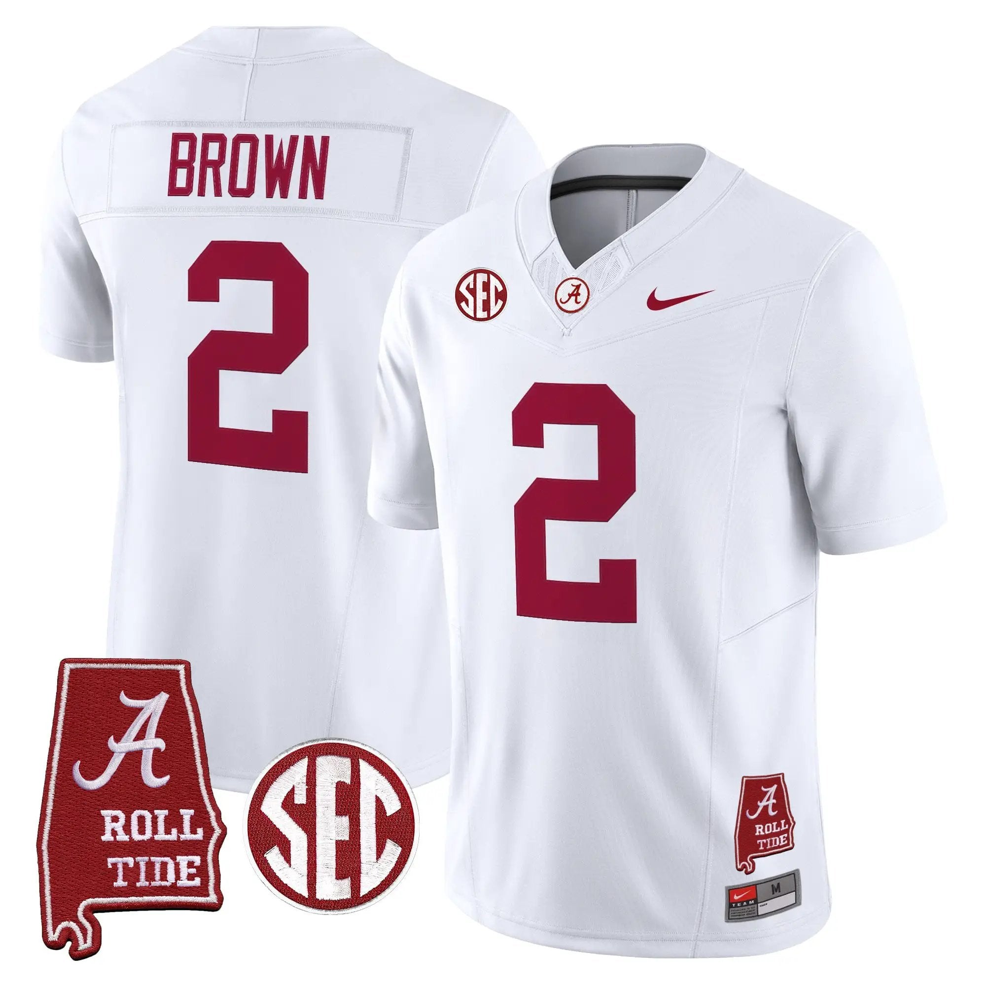 BAMA 2026 Vapor Limited Jersey - Alabama Map - Stitched 17 BAMA 2026 Vapor Limited Jersey - Alabama Map - Stitched by Alabama Crimson Tide