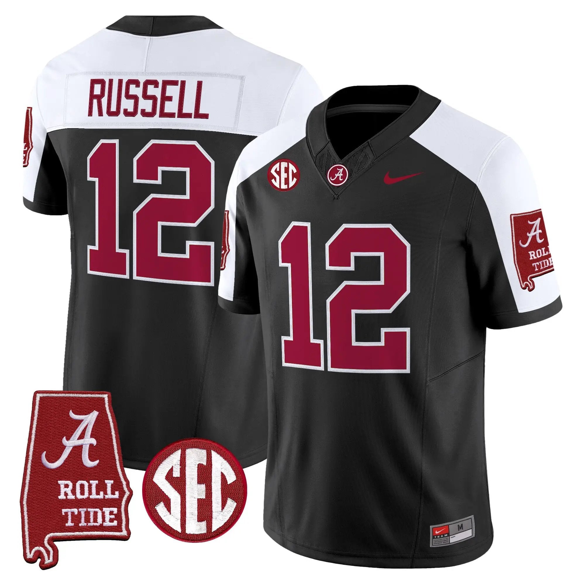 BAMA 2026 Vapor Limited Jersey - Alabama Map - Stitched 44 BAMA 2026 Vapor Limited Jersey - Alabama Map - Stitched by Alabama Crimson Tide