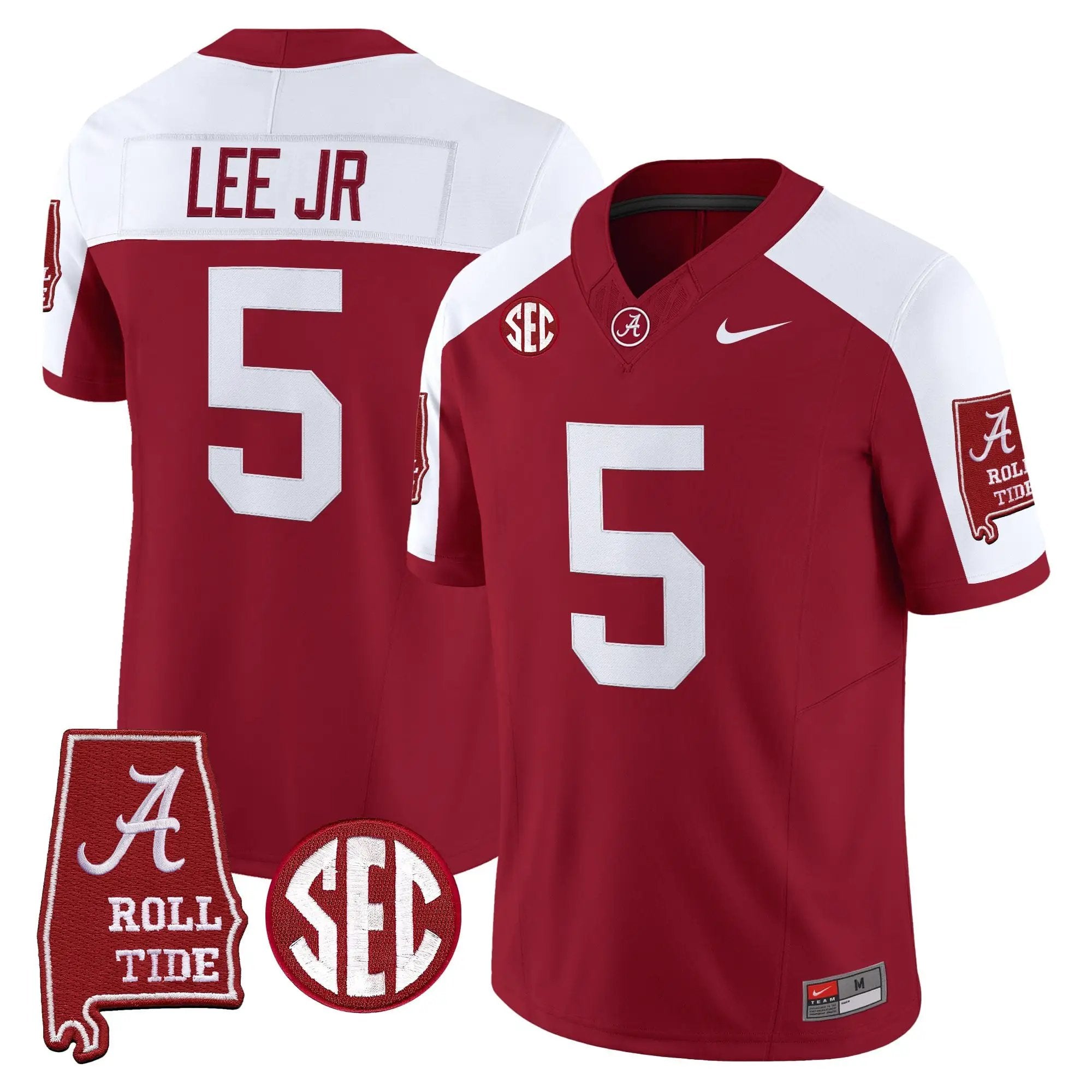BAMA 2026 Vapor Limited Jersey - Alabama Map - Stitched 55 BAMA 2026 Vapor Limited Jersey - Alabama Map - Stitched by Alabama Crimson Tide