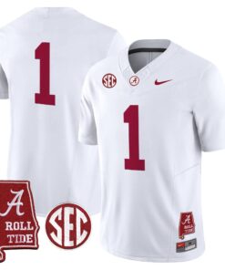 BAMA 2026 Vapor Limited Jersey - Alabama Map - Stitched 83 BAMA 2026 Vapor Limited Jersey - Alabama Map - Stitched by Alabama Crimson Tide