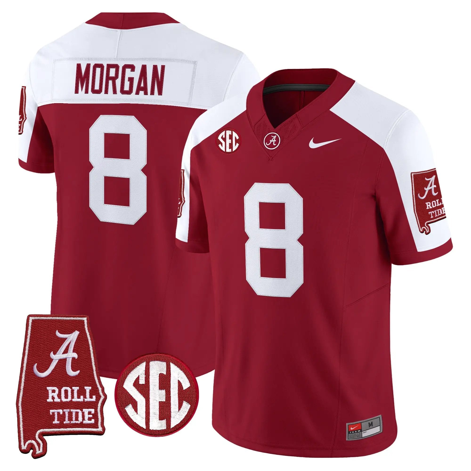 BAMA 2026 Vapor Limited Jersey - Alabama Map - Stitched 57 BAMA 2026 Vapor Limited Jersey - Alabama Map - Stitched by Alabama Crimson Tide