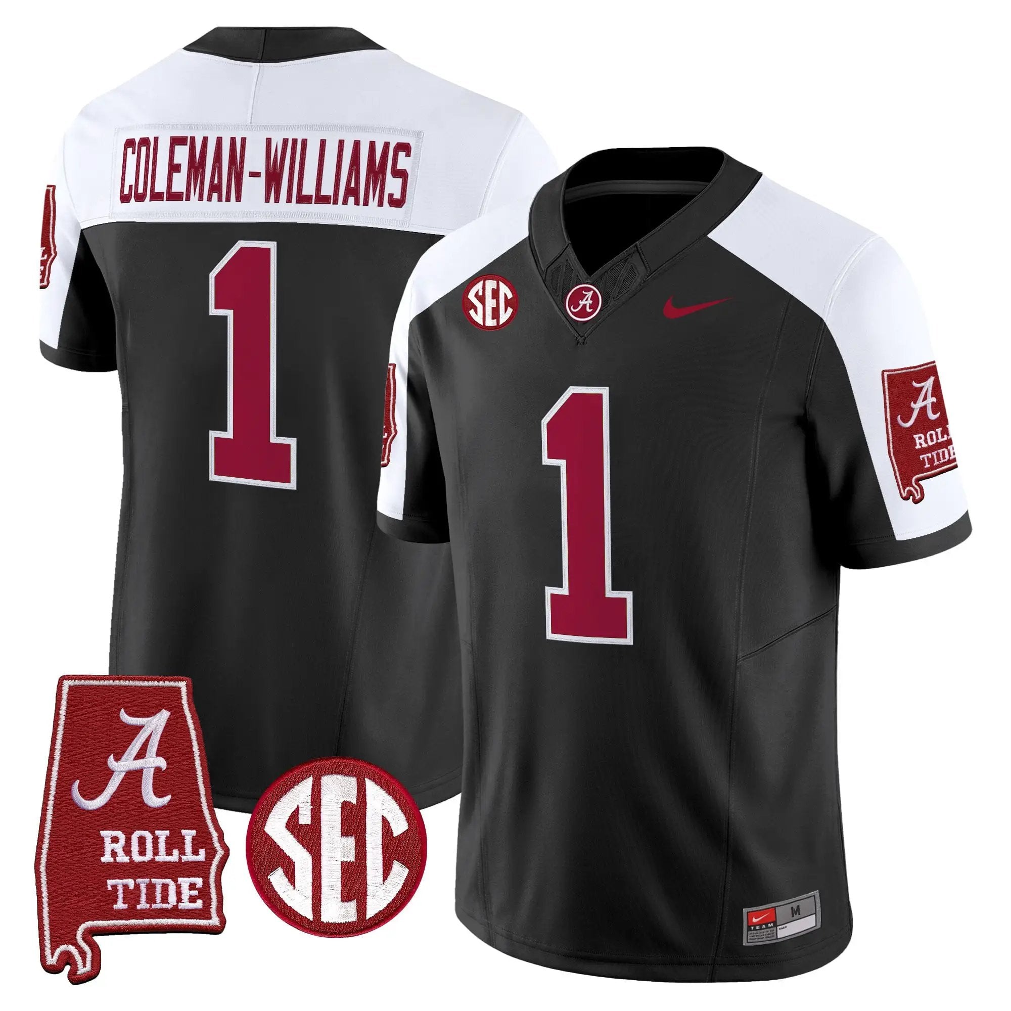 BAMA 2026 Vapor Limited Jersey - Alabama Map - Stitched 39 BAMA 2026 Vapor Limited Jersey - Alabama Map - Stitched by Alabama Crimson Tide