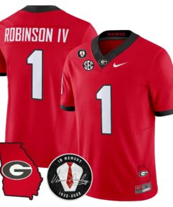 Men Georgia Bulldogs 2026 Georgia Map & Vince Dooley Patch Vapor Limited Jersey - Stitched 51 Georgia Bulldogs 2026 Georgia Map & Vince Dooley Patch Vapor Limited Jersey - Stitched by Digigearus