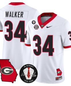 Men Georgia Bulldogs 2026 Georgia Map & Vince Dooley Patch Vapor Limited Jersey - Stitched 67 Georgia Bulldogs 2026 Georgia Map & Vince Dooley Patch Vapor Limited Jersey - Stitched by Digigearus