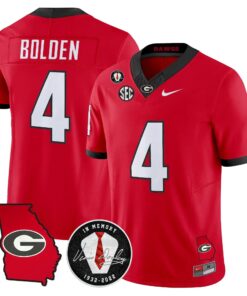 Men Georgia Bulldogs 2026 Georgia Map & Vince Dooley Patch Vapor Limited Jersey - Stitched 52 Georgia Bulldogs 2026 Georgia Map & Vince Dooley Patch Vapor Limited Jersey - Stitched by Digigearus