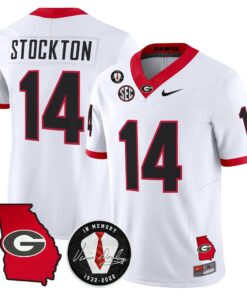 Men Georgia Bulldogs 2026 Georgia Map & Vince Dooley Patch Vapor Limited Jersey - Stitched 60 Georgia Bulldogs 2026 Georgia Map & Vince Dooley Patch Vapor Limited Jersey - Stitched by Digigearus