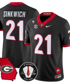 Men Georgia Bulldogs 2026 Georgia Map & Vince Dooley Patch Vapor Limited Jersey - Stitched 44 Georgia Bulldogs 2026 Georgia Map & Vince Dooley Patch Vapor Limited Jersey - Stitched by Digigearus