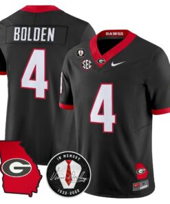 Men Georgia Bulldogs 2026 Georgia Map & Vince Dooley Patch Vapor Limited Jersey - Stitched 40 Georgia Bulldogs 2026 Georgia Map & Vince Dooley Patch Vapor Limited Jersey - Stitched by Digigearus