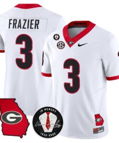 Men Georgia Bulldogs 2026 Georgia Map & Vince Dooley Patch Vapor Limited Jersey - Stitched 62 Georgia Bulldogs 2026 Georgia Map & Vince Dooley Patch Vapor Limited Jersey - Stitched by Digigearus