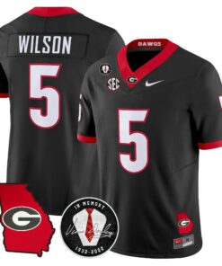 Men Georgia Bulldogs 2026 Georgia Map & Vince Dooley Patch Vapor Limited Jersey - Stitched 42 Georgia Bulldogs 2026 Georgia Map & Vince Dooley Patch Vapor Limited Jersey - Stitched by Digigearus