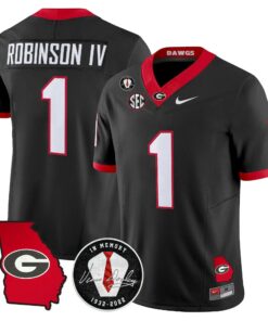 Men Georgia Bulldogs 2026 Georgia Map & Vince Dooley Patch Vapor Limited Jersey - Stitched 39 Georgia Bulldogs 2026 Georgia Map & Vince Dooley Patch Vapor Limited Jersey - Stitched by Digigearus