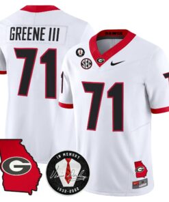 Men Georgia Bulldogs 2026 Georgia Map & Vince Dooley Patch Vapor Limited Jersey - Stitched 65 Georgia Bulldogs 2026 Georgia Map & Vince Dooley Patch Vapor Limited Jersey - Stitched by Digigearus