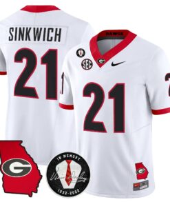 Men Georgia Bulldogs 2026 Georgia Map & Vince Dooley Patch Vapor Limited Jersey - Stitched 68 Georgia Bulldogs 2026 Georgia Map & Vince Dooley Patch Vapor Limited Jersey - Stitched by Digigearus