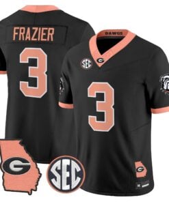 Georgia Bulldogs The Big Peach Vapor Limited Jersey - Stitched by Digigearus