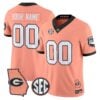 Georgia Bulldogs The Big Peach Vapor Limited Custom Jersey - Stitched 5 Georgia Bulldogs The Big Peach Vapor Limited Custom Jersey - Stitched by Digigearus