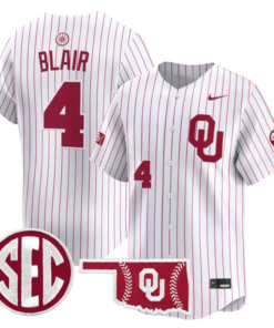 Alec Blair Jersey #4 Oklahoma Sooners Baseball 2026 Vapor Stitched 8 Alec Blair Jersey #4 Oklahoma Sooners Baseball 2026 Vapor Stitched by My Store