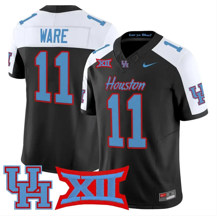 Andre Ware Jersey #11 Houston Cougars 2026 Vapor Limited Stitched 1 Andre Ware Jersey #11 Houston Cougars 2026 Vapor Limited Stitched by My Store NCAA Football Jerseys