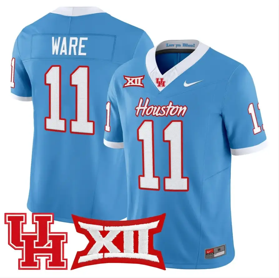 Andre Ware Jersey #11 Houston Cougars 2026 Vapor Limited Stitched 3 Andre Ware Jersey #11 Houston Cougars 2026 Vapor Limited Stitched by My Store NCAA Football Jerseys