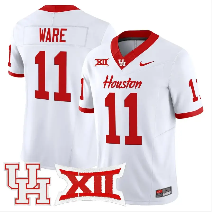 Andre Ware Jersey #11 Houston Cougars 2026 Vapor Limited Stitched 5 Andre Ware Jersey #11 Houston Cougars 2026 Vapor Limited Stitched by My Store NCAA Football Jerseys
