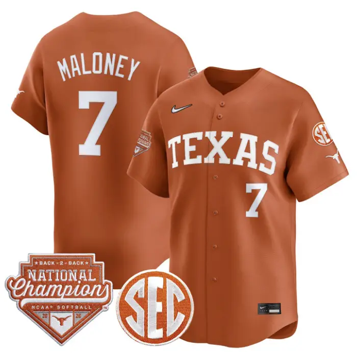 Ashton Maloney Jersey #7 Texas 2026 Back-To-Back World SeriesChampions 3 Ashton Maloney Jersey #7 Texas 2026 Back-To-Back World SeriesChampions by My Store