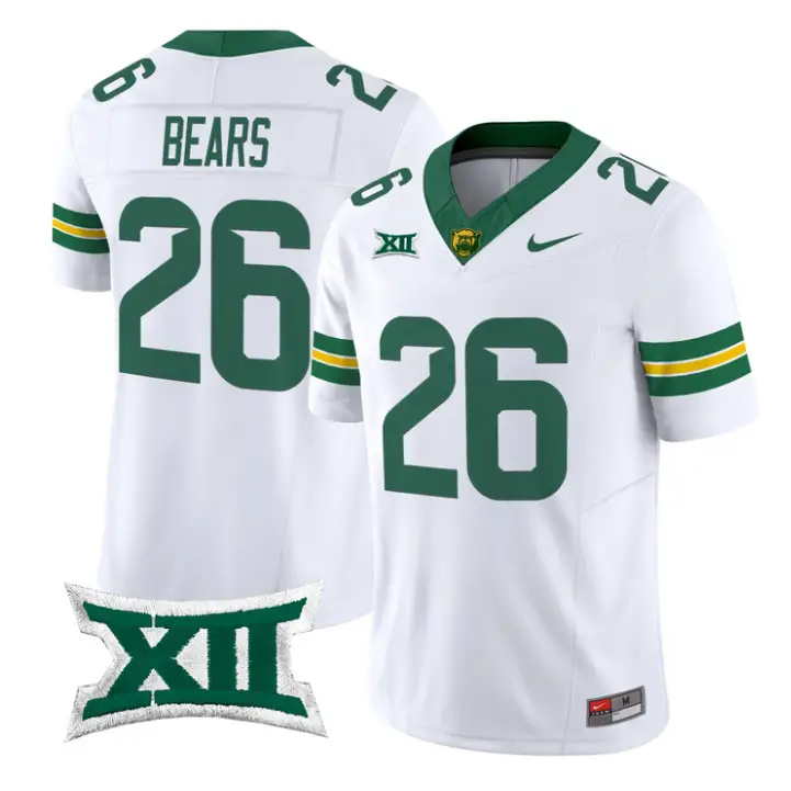 Bears Jersey #26 Baylor Bears 2026 Vapor Limited Stitched 6 Bears Jersey #26 Baylor Bears 2026 Vapor Limited Stitched by My Store NCAA Football Jerseys
