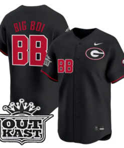 Big Boi Jersey #BB Georgia Bulldogs Baseball 2026 Outkast Stitched by My Store