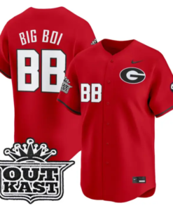 Big Boi Jersey #BB Georgia Bulldogs Baseball 2026 Outkast Stitched by My Store