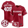 Boomer Sooner Jersey #405 Oklahoma Sooners Baseball 2026 Vapor Stitched by My Store