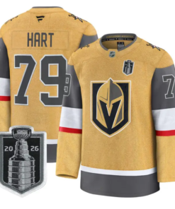 Carter Hart Jersey #79 Vegas Golden Knights 2026 Stanley Cup Stitched by Hockey David
