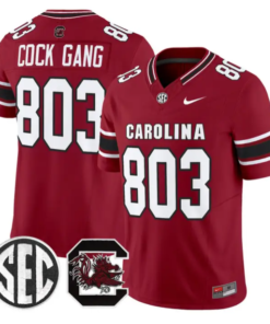 Cock Gang Jersey #803 South Carolina Gamecocks 2026 Limited Stitched 9 Cock Gang Jersey #803 South Carolina Gamecocks 2026 Limited Stitched by My Store NCAA Football Jerseys