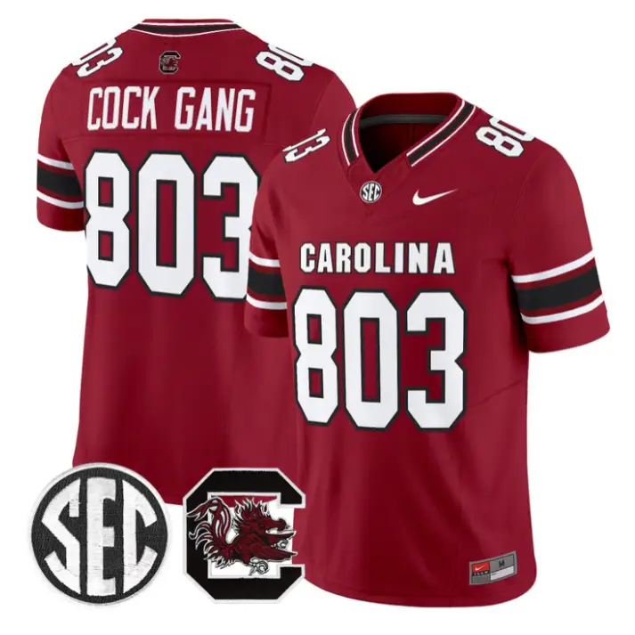Cock Gang Jersey #803 South Carolina Gamecocks 2026 Limited Stitched 4 Cock Gang Jersey #803 South Carolina Gamecocks 2026 Limited Stitched by My Store NCAA Football Jerseys
