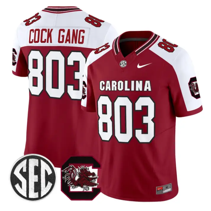 Cock Gang Jersey #803 South Carolina Gamecocks 2026 Limited Stitched 3 Cock Gang Jersey #803 South Carolina Gamecocks 2026 Limited Stitched by My Store NCAA Football Jerseys