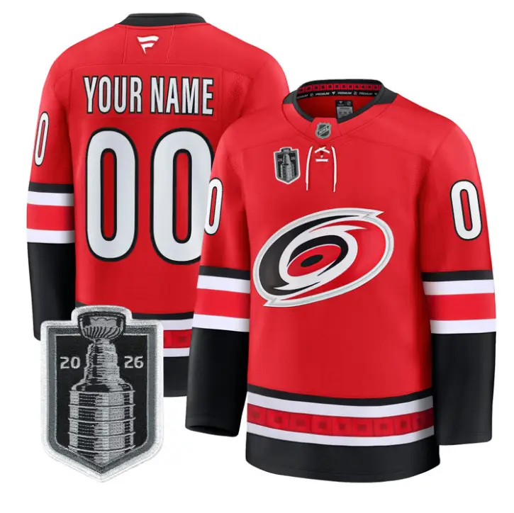 Custom Carolina Hurricanes Jersey 2026 Stanley Cup Patch Premium Stitched 2 Custom Carolina Hurricanes Jersey 2026 Stanley Cup Patch Premium Stitched by Hockey David