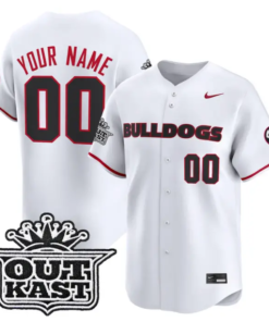 Custom Georgia Bulldogs Jersey Baseball 2026 Outkast Vapor by My Store