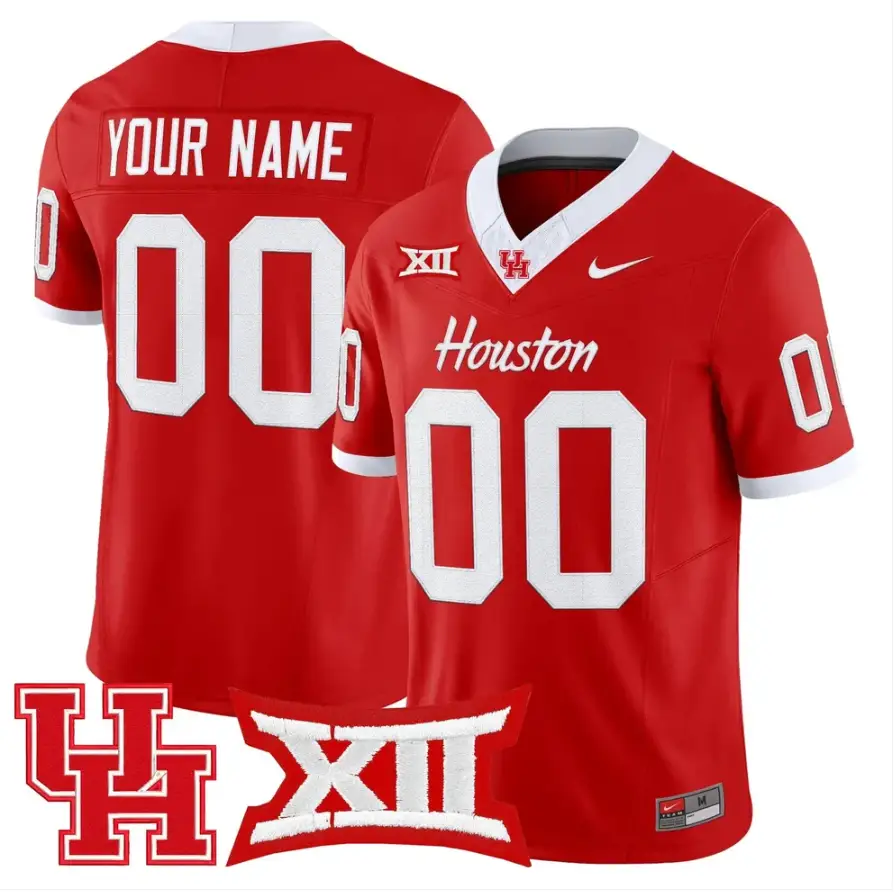 Custom Houston Cougars Jersey Name, Number 2026 Vapor Limited Stitched 4 Custom Houston Cougars Jersey Name, Number 2026 Vapor Limited Stitched by My Store NCAA Football Jerseys