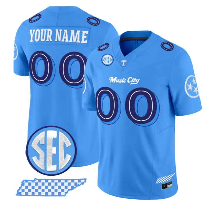 Custom Tennessee Vols Jersey Music City Edition Limited Stitched 1 Custom Tennessee Vols Jersey Music City Edition Limited Stitched by My Store NCAA Football Jerseys